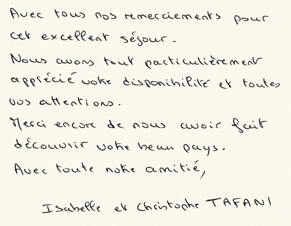 archival french handwritten testimonial letter 2