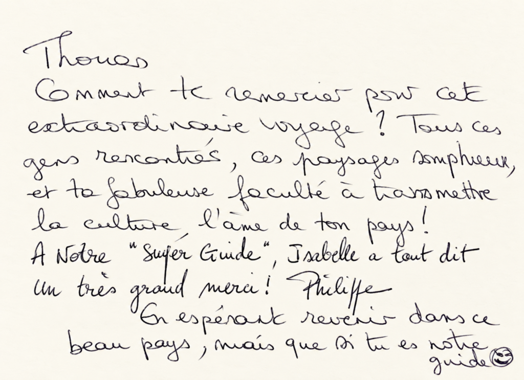 cleaned handwritten french testimonial 1